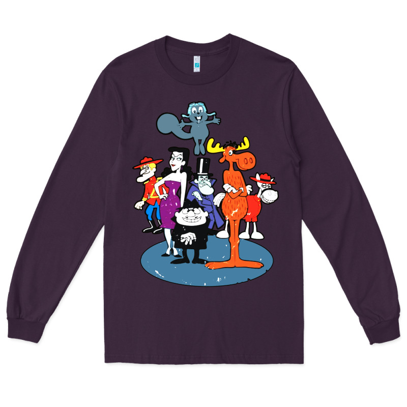 Rocky & Bullwinkle And Friends Long Sleeve Tee by artisFamous | Teevron
