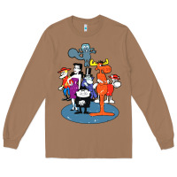 Toasted Coconut rocky & bullwinkle and friends Long Sleeve Tee - artisFamous
