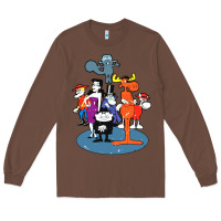 Chestnut rocky & bullwinkle and friends Long Sleeve Tee - artisFamous