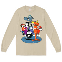 Mushroom rocky & bullwinkle and friends Long Sleeve Tee - artisFamous