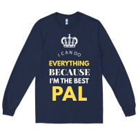 Navy i'm the best pal Long Sleeve Tee - artisFamous