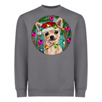 Storm Christmas Chihuahua Heavyweight Sweatshirt - RanaPortraitStore