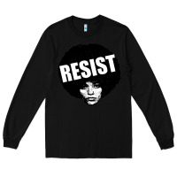 Black angela davis speaking Long Sleeve Tee - artisFamous