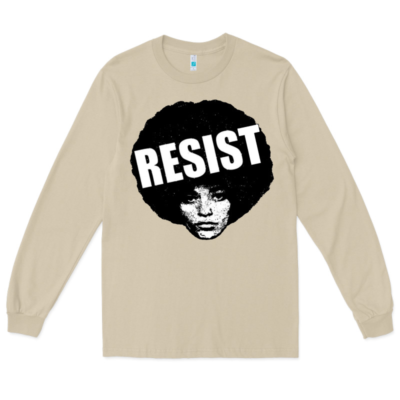 Angela Davis Speaking Long Sleeve Tee by artisFamous | Teevron