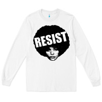 White angela davis speaking Long Sleeve Tee - artisFamous