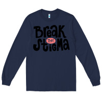 Navy end the stigma merch Long Sleeve Tee - artisFamous