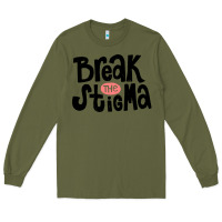 Army Green end the stigma merch Long Sleeve Tee - artisFamous
