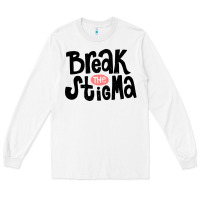 White end the stigma merch Long Sleeve Tee - artisFamous