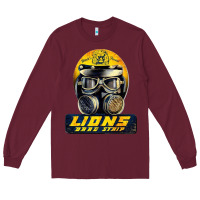 Burgundy lions drag speed Long Sleeve Tee - artisFamous