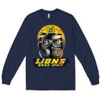 Navy lions drag speed Long Sleeve Tee - artisFamous