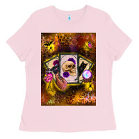 Bubblegum Pink tarot cards Ladies Tee - BundleAndBundleShop