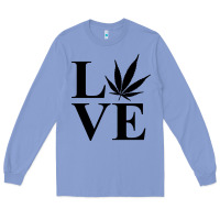 Colony Blue love weed 420 Long Sleeve Tee - artisFamous