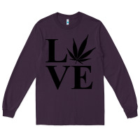 Plum love weed 420 Long Sleeve Tee - artisFamous