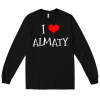 I Love Almaty City Long Sleeve Tee | Teevron
