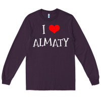 Plum i love almaty city Long Sleeve Tee - artisFamous