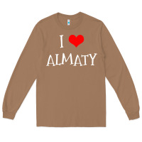 Toasted Coconut i love almaty city Long Sleeve Tee - artisFamous