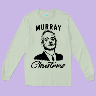 Murray Christmas Long Sleeve Tee Designed By Artisfamous
