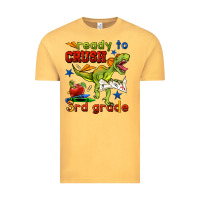 Vintage Mustard ready to crush 3rd grade Vintage Tee - BundleAndBundleShop