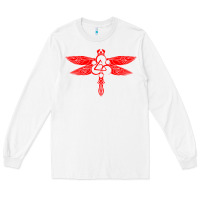 White coheed and cambria dragonfly Long Sleeve Tee - artisFamous