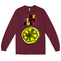 Burgundy the stone roses Long Sleeve Tee - artisFamous