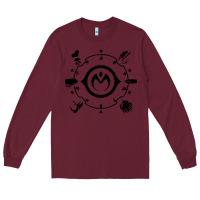 Burgundy jojo   morioh stands Long Sleeve Tee - artisFamous