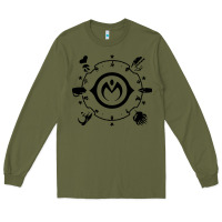 Army Green jojo   morioh stands Long Sleeve Tee - artisFamous