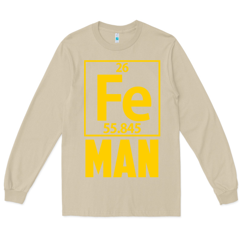 Fe Man Funny Superhero For Halloween Long Sleeve Tee by artisFamous | Teevron