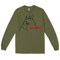 Army Green best studio ghibli Long Sleeve Tee - artisFamous