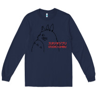 Navy best studio ghibli Long Sleeve Tee - artisFamous