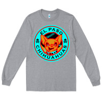 Heather Grey el paso chihuahuas cute chihuahua angry funny dog lover  t shirt Long Sleeve Tee - artisFamous