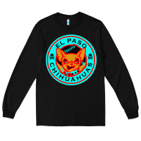 Black el paso chihuahuas cute chihuahua angry funny dog lover  t shirt Long Sleeve Tee - artisFamous