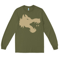 Army Green The gray wolf of battletech Long Sleeve Tee - artisFamous