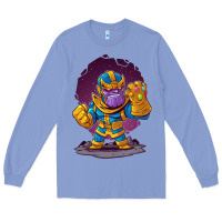Colony Blue cartoons super hero Strong Hands Long Sleeve Tee - artisFamous