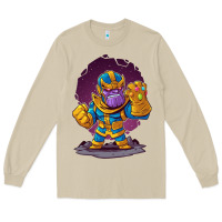 Mushroom cartoons super hero Strong Hands Long Sleeve Tee - artisFamous