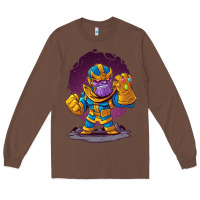 Chestnut cartoons super hero Strong Hands Long Sleeve Tee - artisFamous