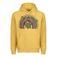 Antique Gold autism awareness heart leopard rainbow Premium Hoodie - Artiststas