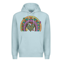 Blue Mist autism awareness heart leopard rainbow Premium Hoodie - Artiststas