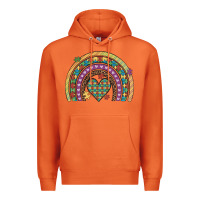 Carrot autism awareness heart leopard rainbow Premium Hoodie - Artiststas
