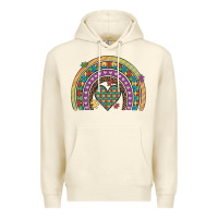 Sandshell autism awareness heart leopard rainbow Premium Hoodie - Artiststas