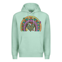 Seafoam autism awareness heart leopard rainbow Premium Hoodie - Artiststas