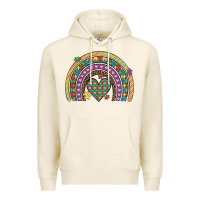 Tofu autism awareness heart leopard rainbow Premium Hoodie - Artiststas