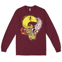 Burgundy mimikyu nightmare before Long Sleeve Tee - artisFamous