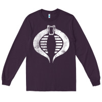 Plum vintage cobra symbol Long Sleeve Tee - artisFamous