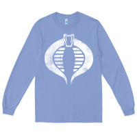 Colony Blue vintage cobra symbol Long Sleeve Tee - artisFamous