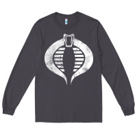 Smoke vintage cobra symbol Long Sleeve Tee - artisFamous