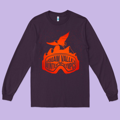 Squaw Valley Winter Olympics 1960 Long Sleeve Tee Designed By Artisfamous