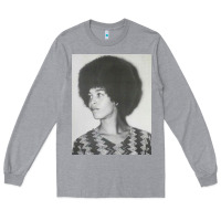 Heather Grey angela davis speaking Long Sleeve Tee - artisFamous