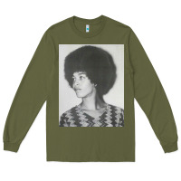 Army Green angela davis speaking Long Sleeve Tee - artisFamous