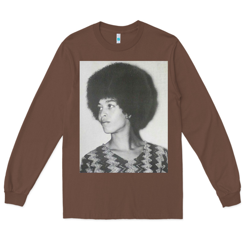 Angela Davis Speaking Long Sleeve Tee by artisFamous | Teevron