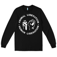 Black animal liberation Long Sleeve Tee - artisFamous